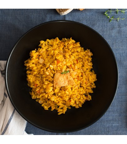 Arroz con pollo y setas 2