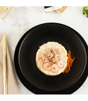 Ensaladilla rusa de atún y gambas