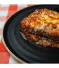 Berenjenas al horno rellenas de carne con parmesano