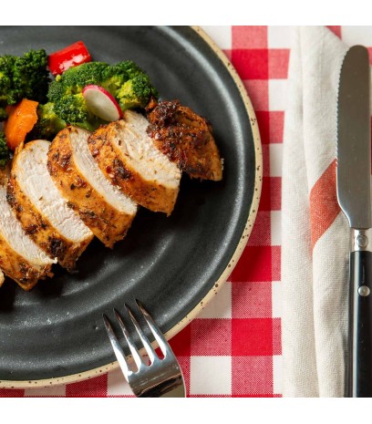 Pechuga de pollo a la barbacoa con verduras 2