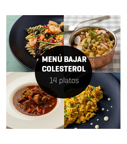 Menú bajar colesterol 14 platos