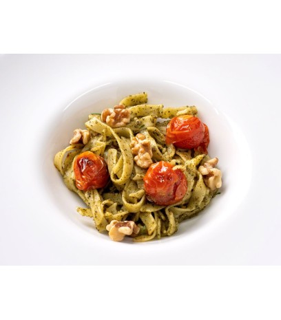Tagliatelle con pesto y... 2