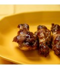 Alitas de pollo con salsa bbq