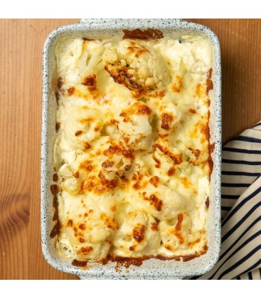 Coliflor gratinada con bechamel