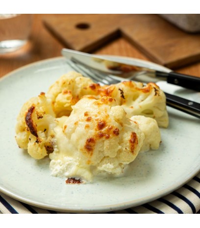 Coliflor gratinada con...