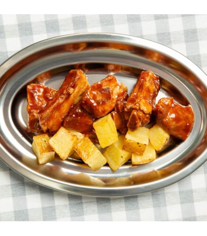 Costillas glaseadas con...