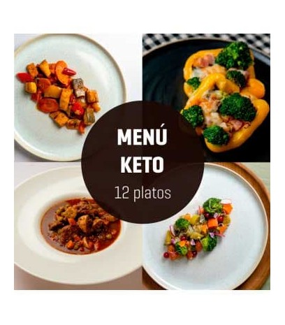 Menú keto 12 platos