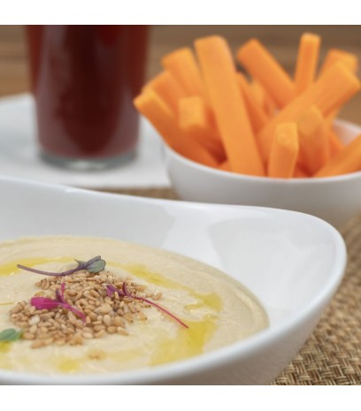 Hummus clásico con bastones... 2