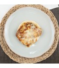 Pollo relleno con parmentier de patatas a lo pobre