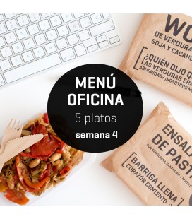 Menú semanal oficina 5 platos Semana 4