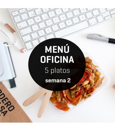 Menú semanal oficina 5 platos Semana 2