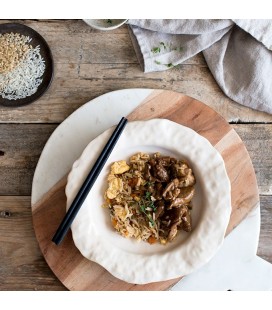 Pollo teriyaki con arroz chino