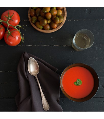Gazpacho andaluz con sandía