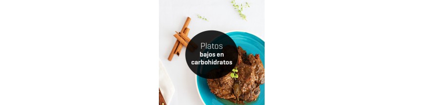 Platos bajos en carbohidratos a domicilio