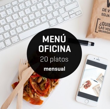 Menu mensual oficina platos