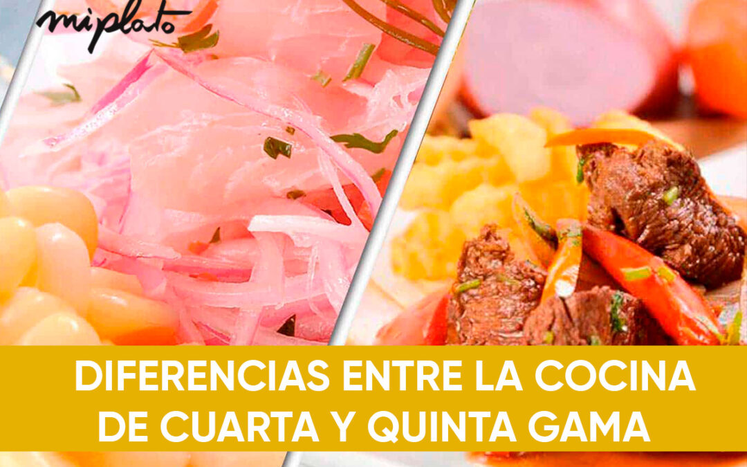 Diferencias entre la cocina de cuarta y quinta gama