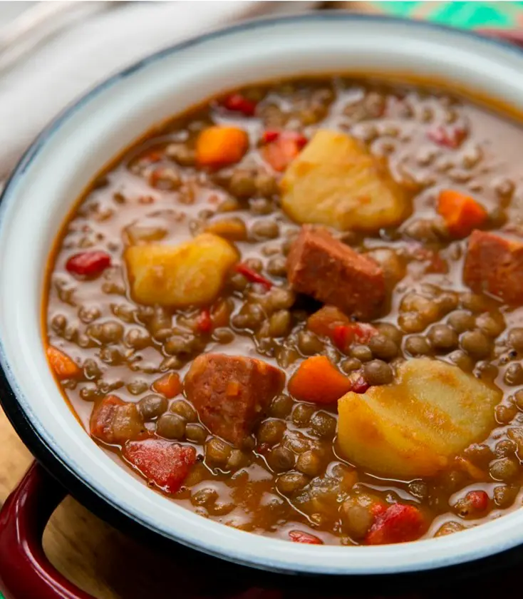 lentejas con chorizo