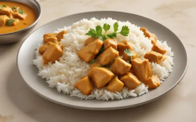Receta de pollo con arroz al curry: fácil, aromática y deliciosa